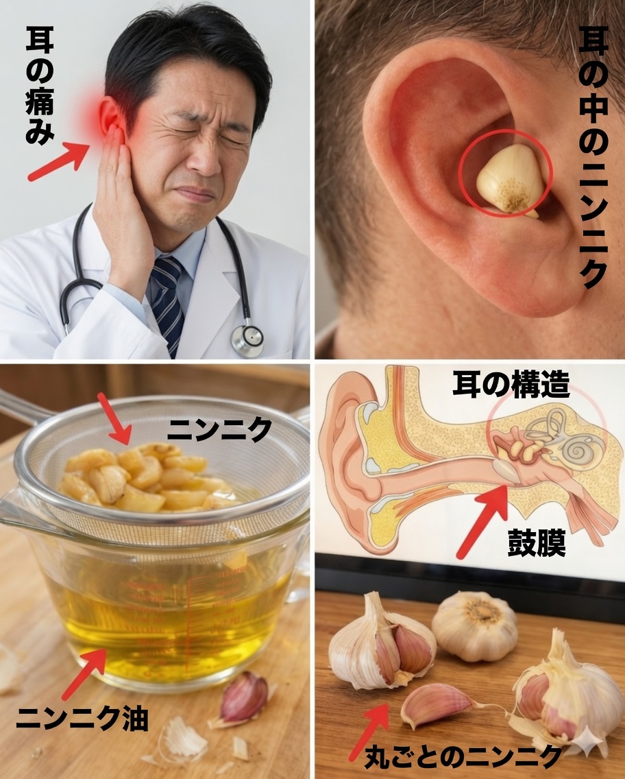 耳の健康のためのニンニク：自然な緩和と保護