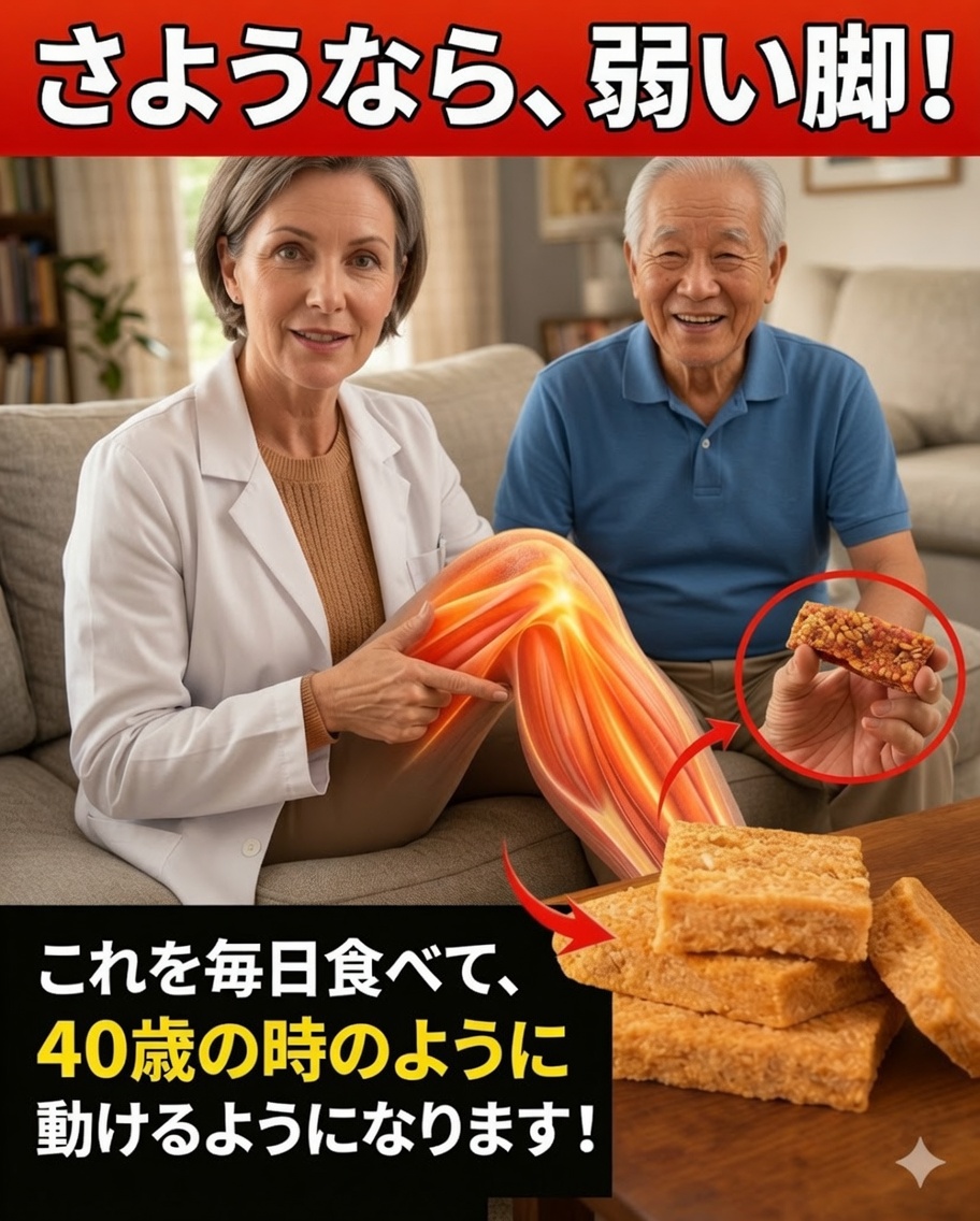 80歳を過ぎても脚をもっと強くしたい？このシンプルな食品が筋力維持に役立つかもしれません