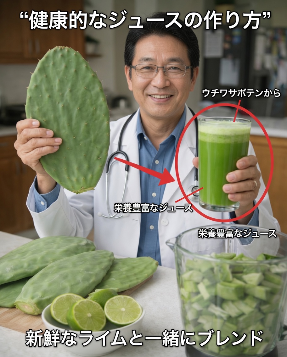 ウチワサボテン飲料（レモン入り）：消化をサポートし、むくみを軽減して、自然に体を軽く感じるための爽やかな方法
