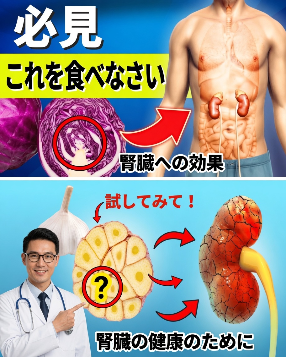 40歳以降に腎臓をいたわる強力な食品12選:自然な方法で腎臓を守り、エネルギーを高める