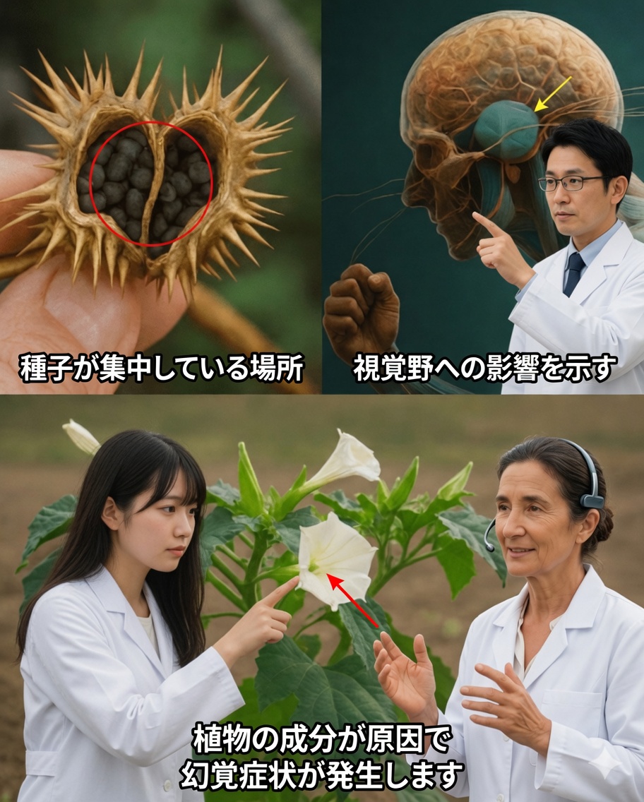チョウセンアサガオ：治癒の薬草か、それとも危険な幻想か？