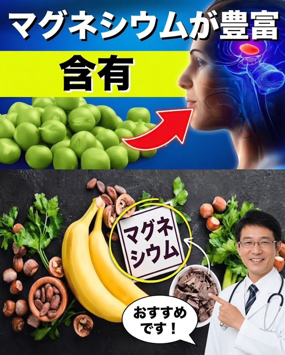 健康を自然に改善するマグネシウム豊富な食品7選
