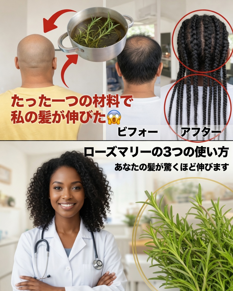 髪を太くして成長を早めるローズマリーの強力な使い方3選