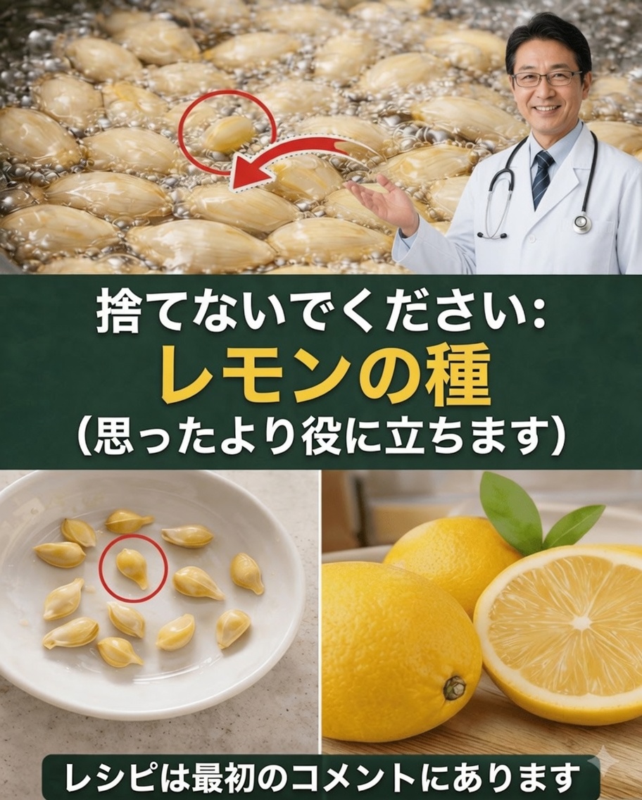 レモンの種に秘められた力:あなたが捨てている栄養的メリット